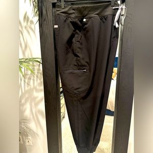 COPY - Figs High Waisted Zamora Joggers - Black, XL